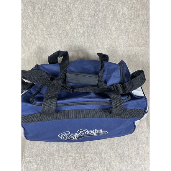 Vintage Y2K 90s Big Dogs Blue Duffle Bag - Picture 7 of 9